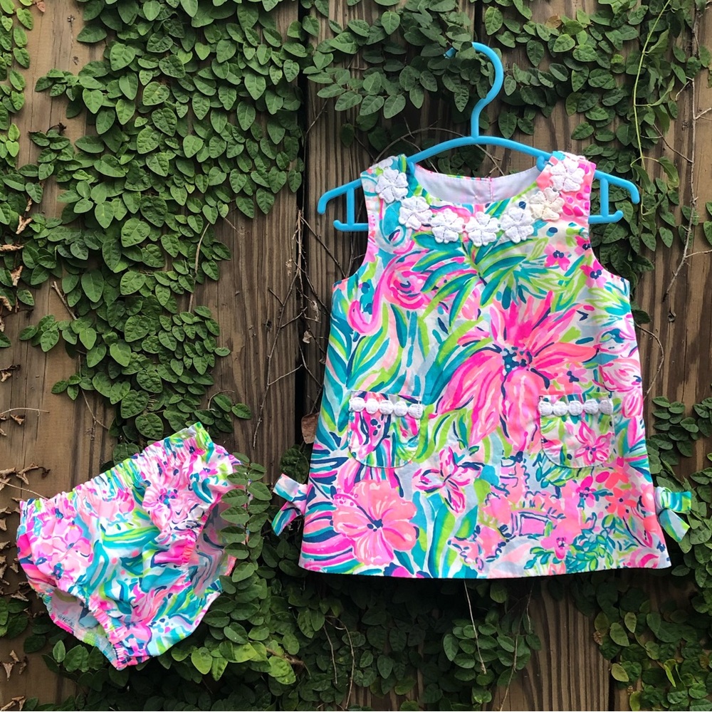 Lilly Pulitzer Matching 3-6 M/O Set